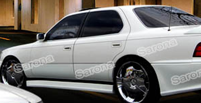 Custom Lexus LS400  Sedan Side Skirts (1990 - 1994) - $450.00 (Part #LX-012-SS)